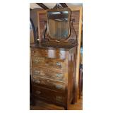 Claw Foot Dresser/ Mirror,