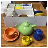 Festive Ware Childï¿½s Ceramic Tea Set