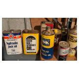 Vintage Oil and Lubricant Cans