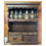 Wooden Spice Rack