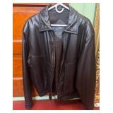 Leather Bomber Jacket