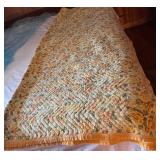 Floral Quilted Blanket,