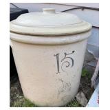 Stoneware Crock with Lid,