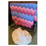 Crocheted Afghan & Mattress Pad