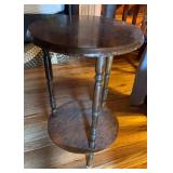 Two-Tier Wooden Side Table