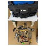 Kobalt Tool Bag & Assorted Hand Tools