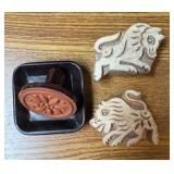 Wooden and Clay Stamps