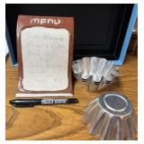 Ceramic Menu Board & Tin Molds