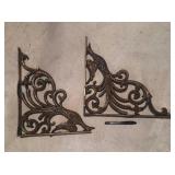 Cast Metal Shelf Brackets