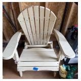 Folding Adirondack-Style Lounge Chair