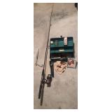 Fishing Rod, Tackle Box, & Accessories