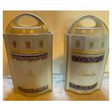 Porcelain Canisters