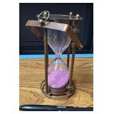 Brass Frame Hourglass