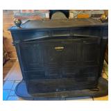 Cast Iron Wood-Burning Stove,