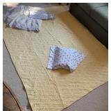 Quilt, Sheets, and Curtains Set
