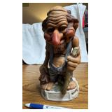 1977 Bisque Troll Decanter