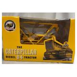 Caterpillar D4 Tractor Model with Dozer and Winch