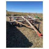 Metal Frame Spring Tooth Harrow with Wheels