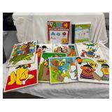 Vintage Playskool Wooden Puzzles