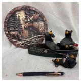 BearFoots Figurines & Wall Plaque