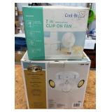 Ceiling Fixture & Clip-On Fan