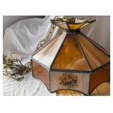 Hanging Stained Glass Pendant Light