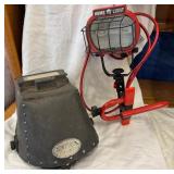 Clamp Light and Welding Helmet