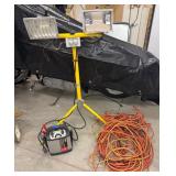 Portable Floodlight with Power Pack & Extension...