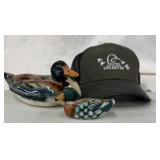 Hand-Carved Ducks & Hat