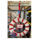 Patriotic Clothespin Wreath