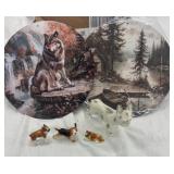 Ceramic Animal Figurine & Decorative Plaques
