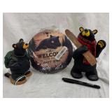 Bear-Foot Figurines & Wall Sign