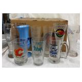 Vintage Miller Lite Box& Glaass