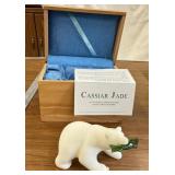 Jade Polar Bear Figurine