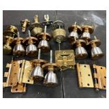 Brass and Steel Door Hardware