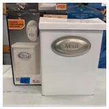 Wall-Mounted Metal Mailbox