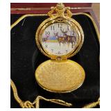 Gold-Toned Pocket Watch