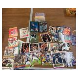 Sports Trading Card Collection With Tin Box
