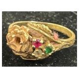 Gold Birthstone Ring