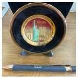 Chokin 24K Gold Edging Plate