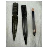 Stone Carved Daggers