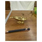 Solid Brass Oil Lamp,