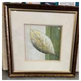 Framed Leaf Artwork
