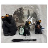 Bearfoots Figurines & Sign