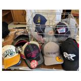 Baseball Caps In Crate