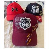 Route 66 and Under Armour Caps
