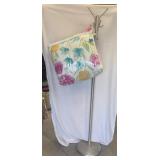 Metal Coat Rack with Floral Bedding Packet