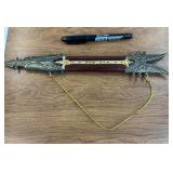 Decorative Metal and Wood Sheath