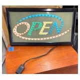 Illuminated Open Sign