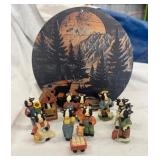 Cow Figurines & Plaque